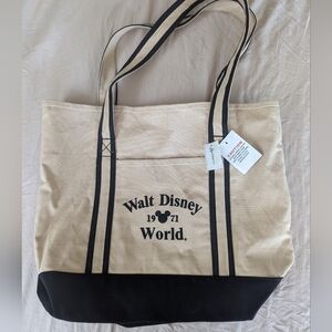 Vintage Walt Disney World Large Tote Bag
